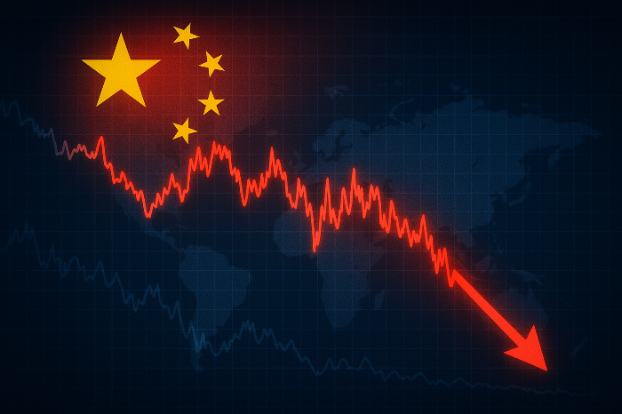 중국 금융 불안이 글로벌 변동성을 확대하는 모습을 표현한 이미지