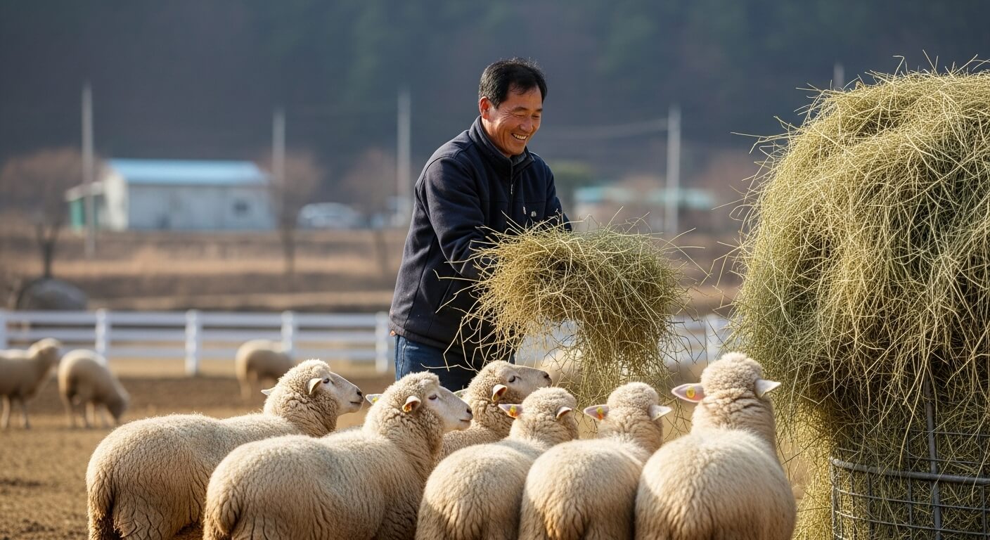 초등학교 여름방학 대관령 양떼목장