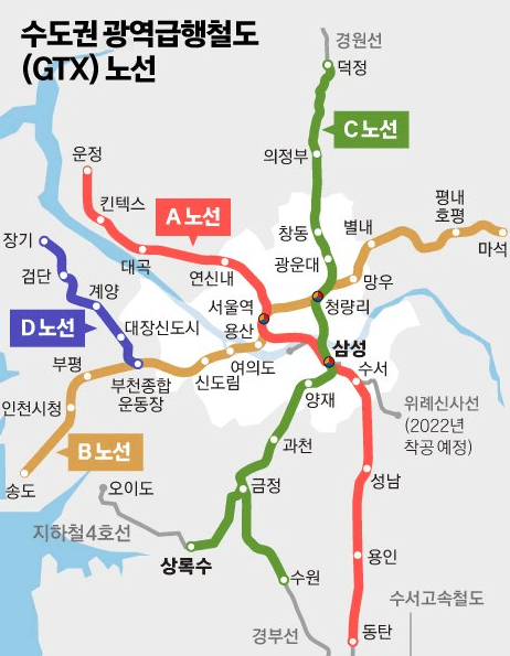 gtx a노선