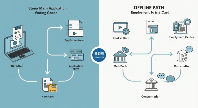 담당자와 상담 및 신청