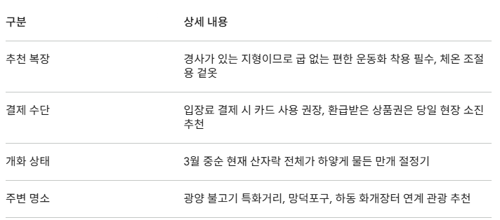 2026 광양 매화축제