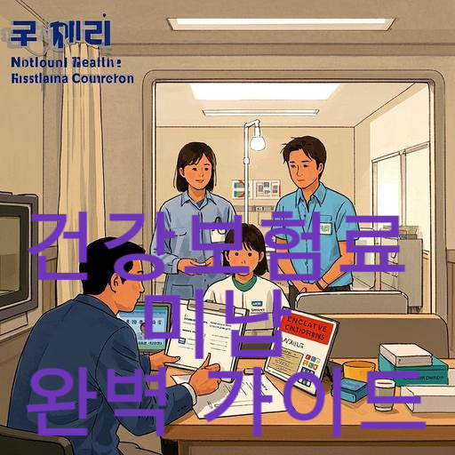 건강보험료 미납 완벽 가이드