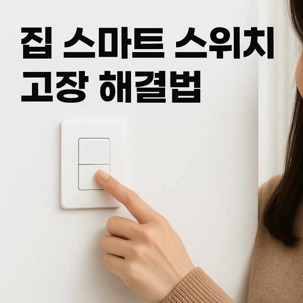 집 스마트 스위치 고장 해결법