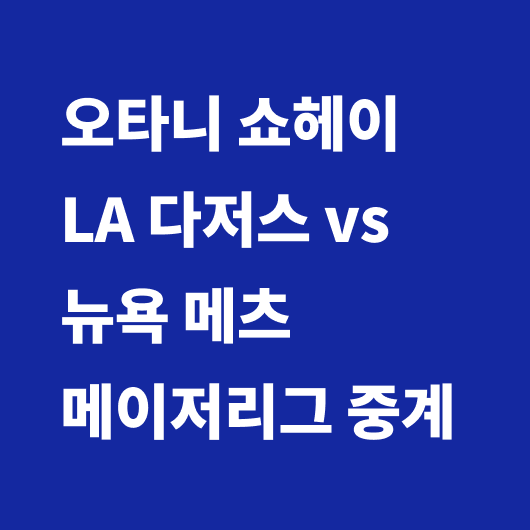 메이저리그 중계