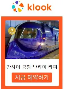 난카이 라피트 할인 티켓 구매