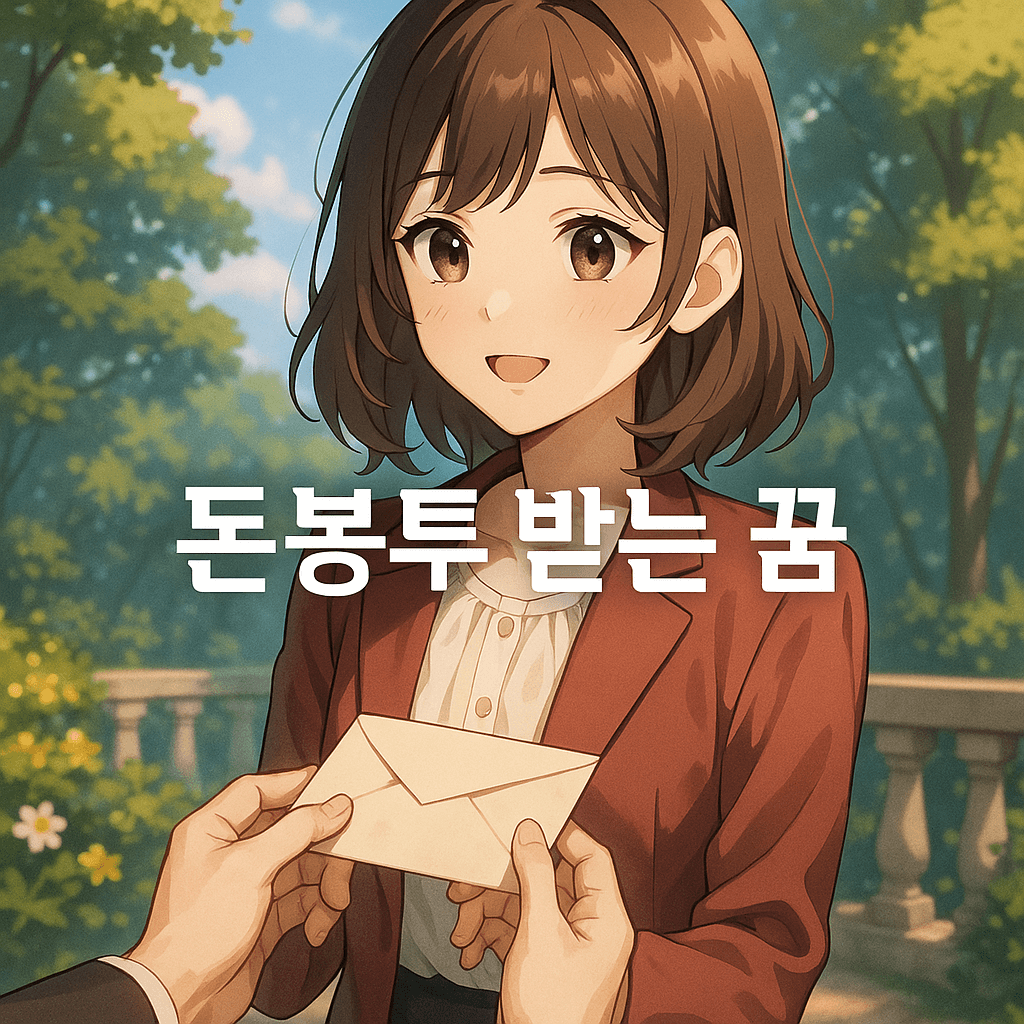 돈봉투 받는 꿈 해몽