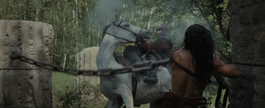 전투를진행하고있는코난