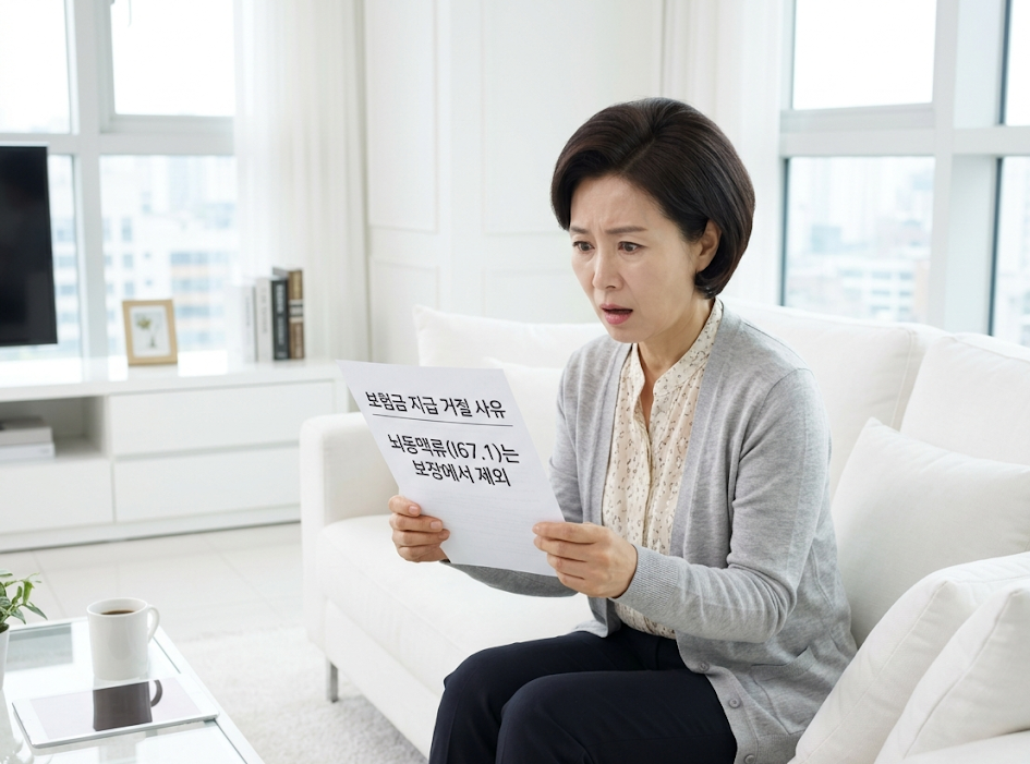 뇌혈관 질환 진단코드 차이에 따른 보험금 부지급 사례 총정리 (보험금 지급 기준)