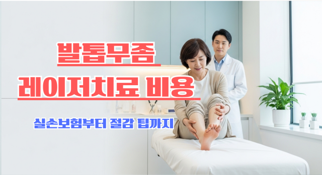 발톱무좀 레이저치료 비용 총정리