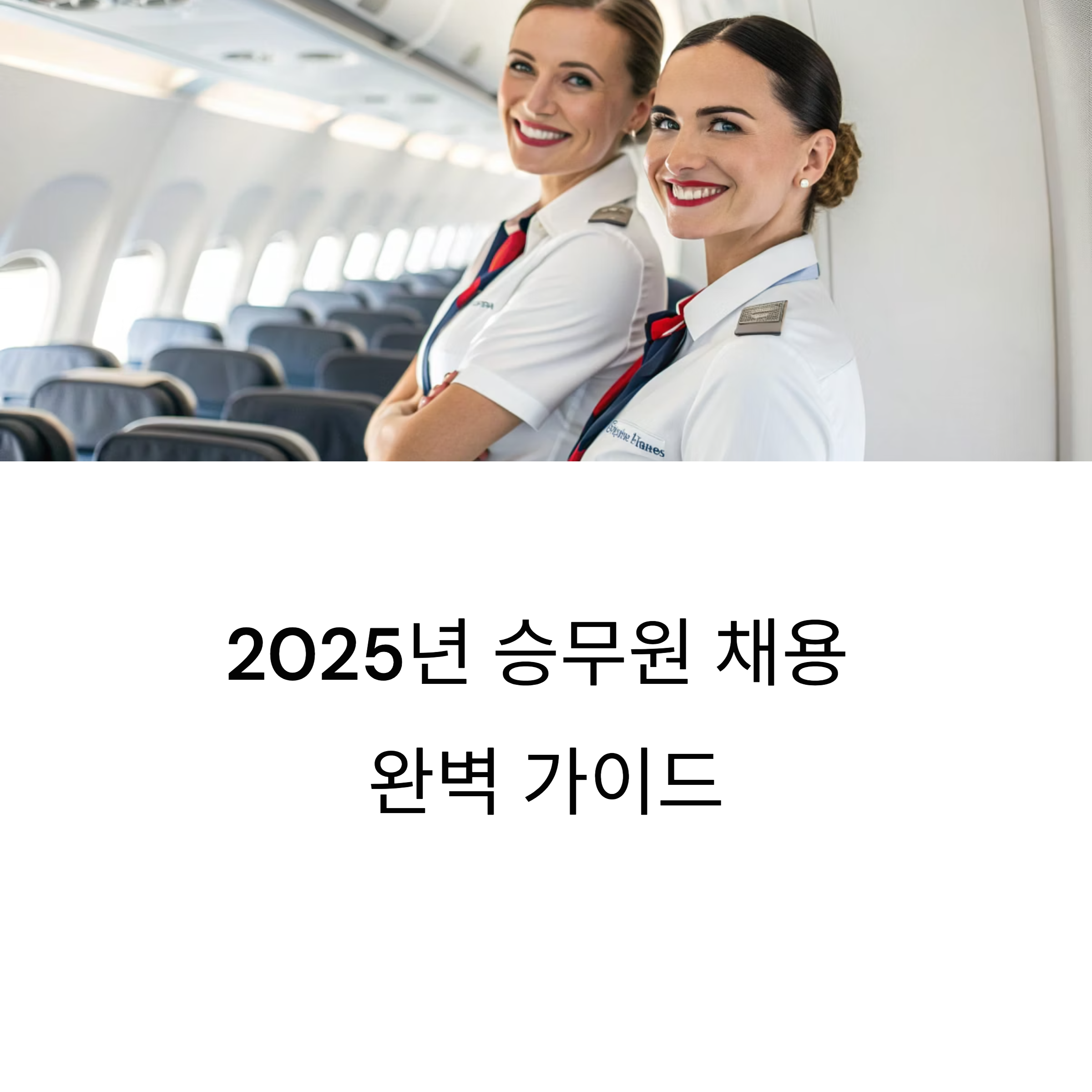 2025년 승무원 채용