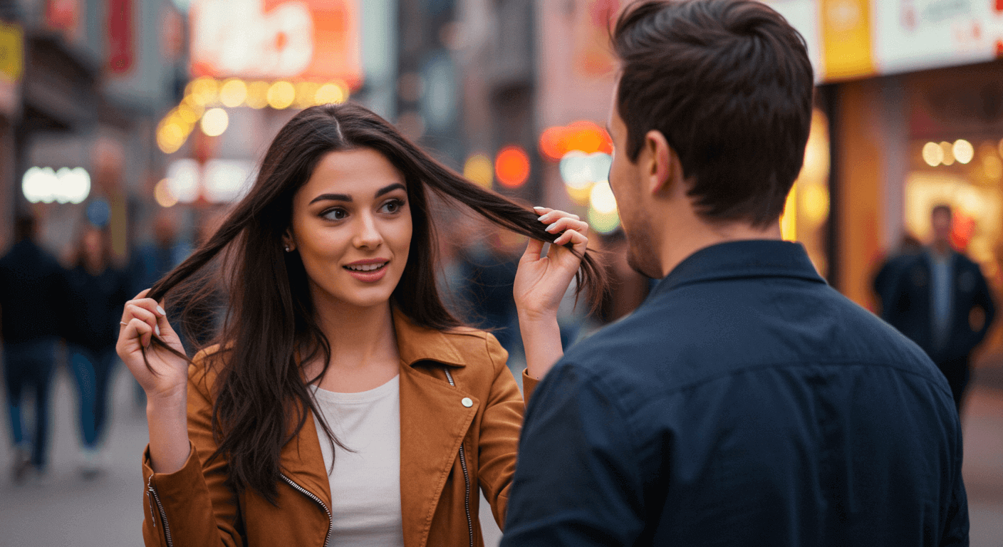 여자가 호감 있는 남자에게 보내는 진짜 신호 6가지