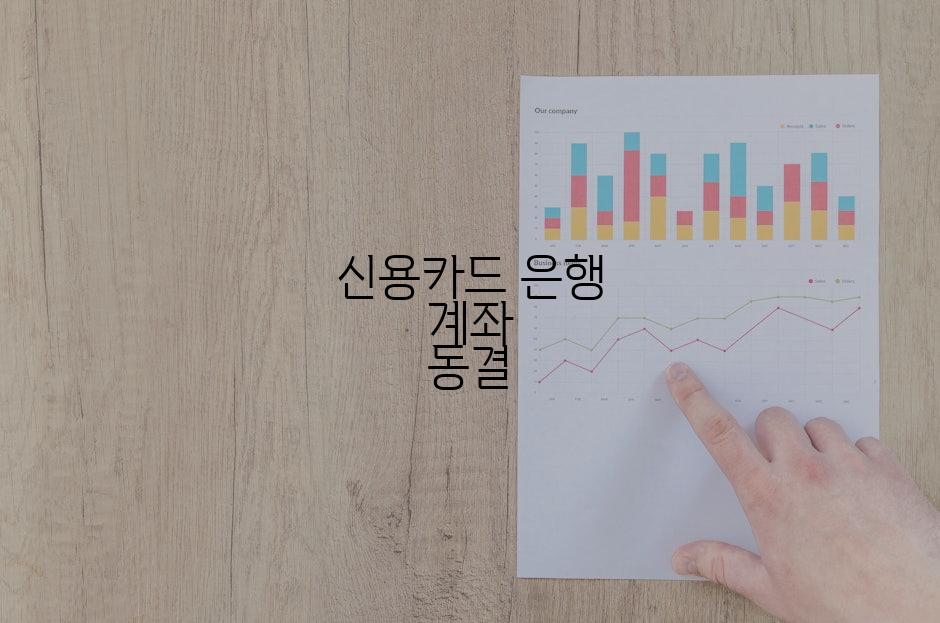 신용카드 은행 계좌 동결