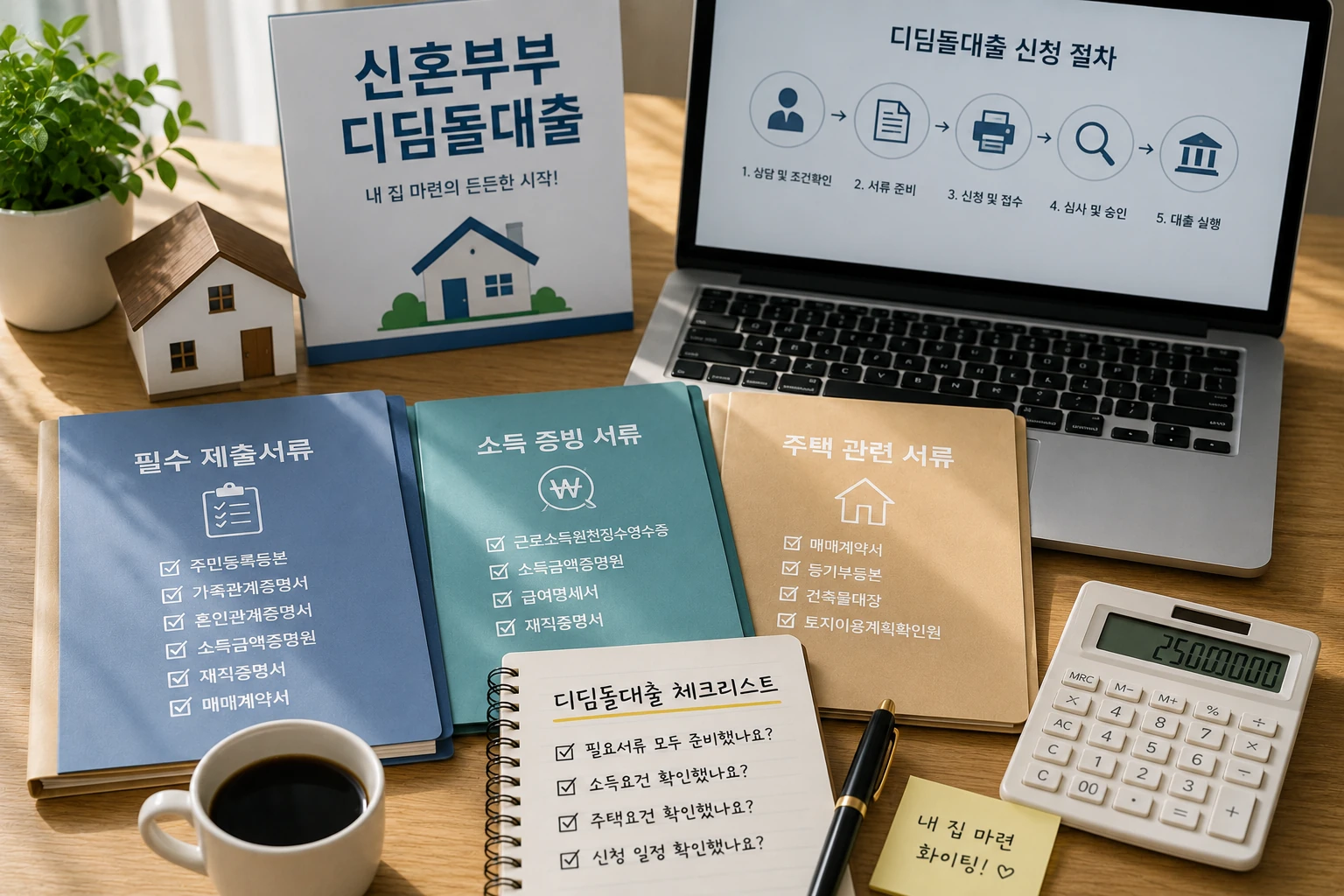 신혼부부 디딤돌대출 신청 전 필요서류 체크리스트 준비