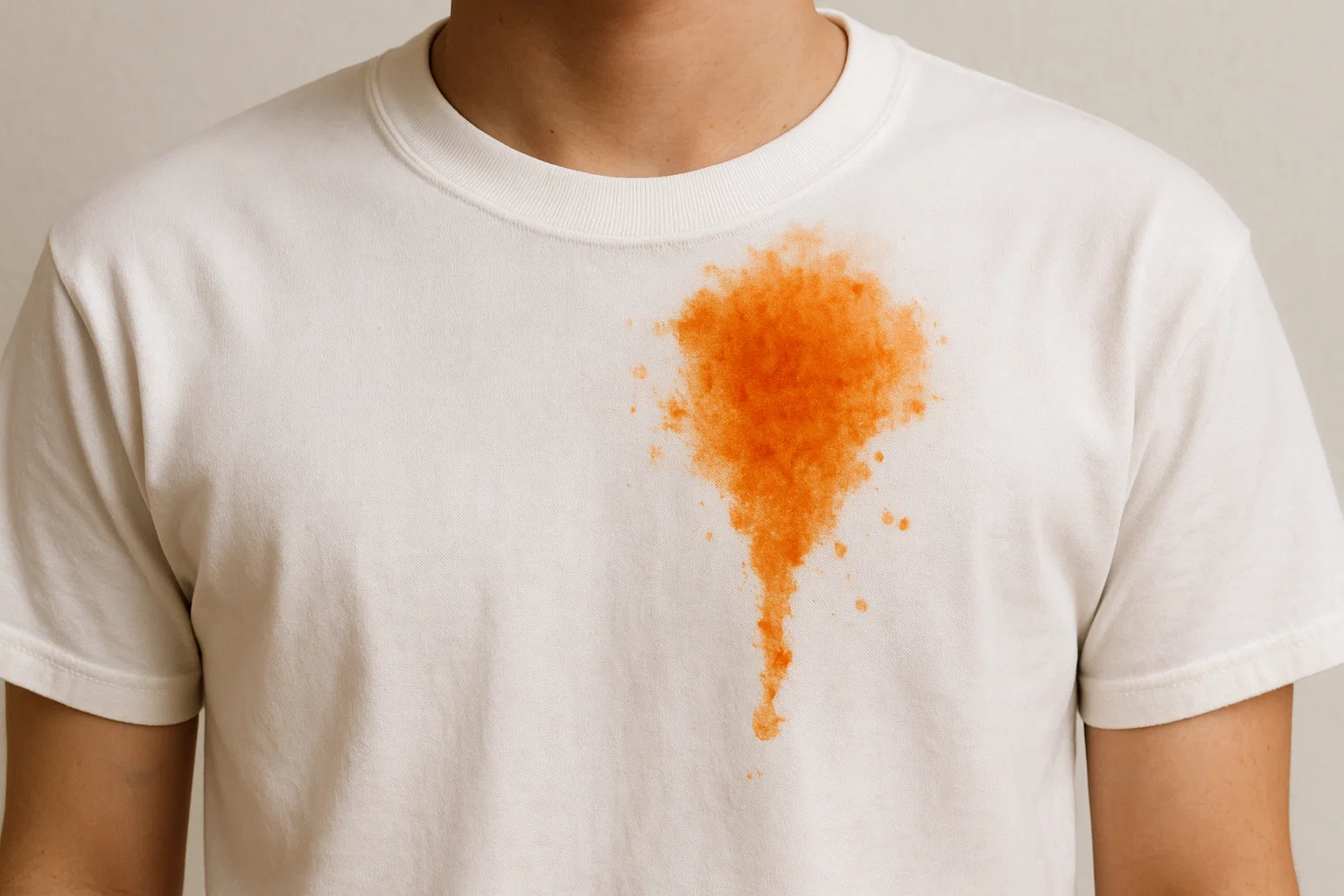 흰옷 김치 얼룩, 이렇게 지우면 새하얗게! 집에서 쉽게 세탁 꿀팁