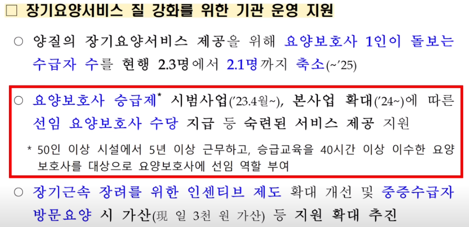 선임요양보호사