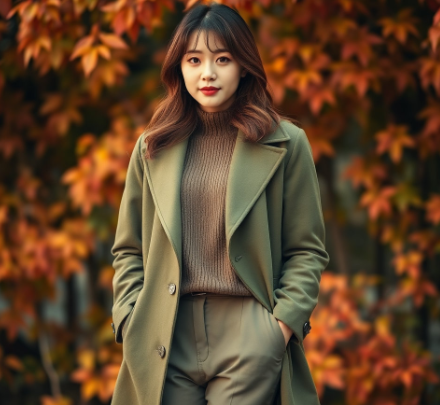 송혜교2025가을 올리브그린그림