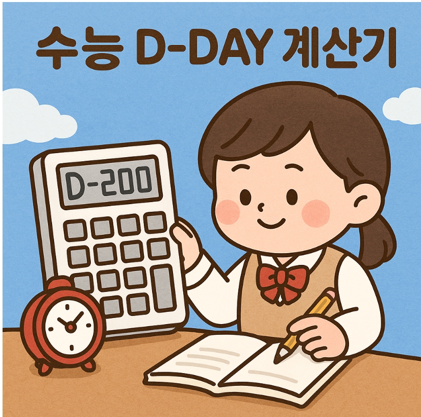 2025 수능 디데이 계산기 무료 사용법 총정리