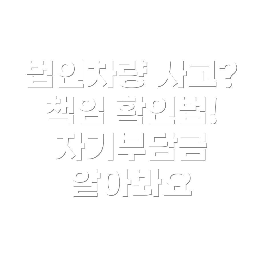 법인 차량 사고