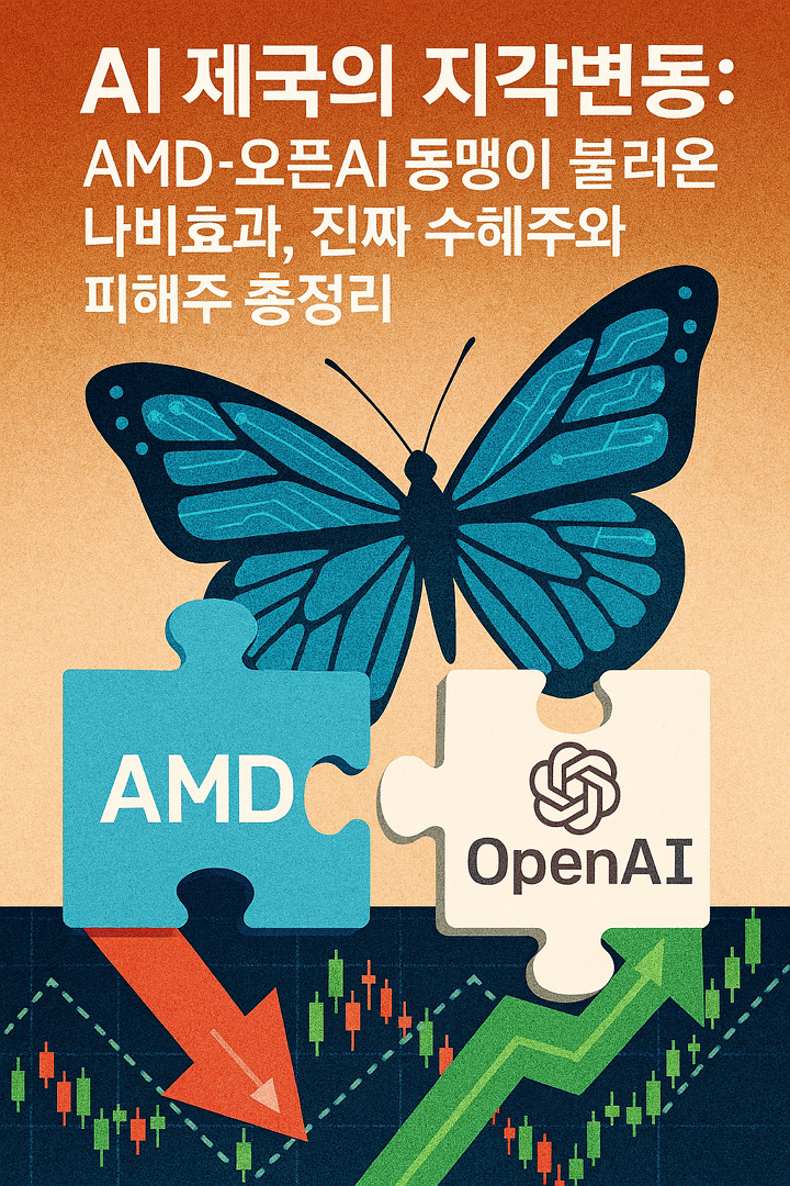 AMD 주가 급등 이유, 오픈AI 공급계약, 관련주, 수혜주, 피해주 및 향후전망