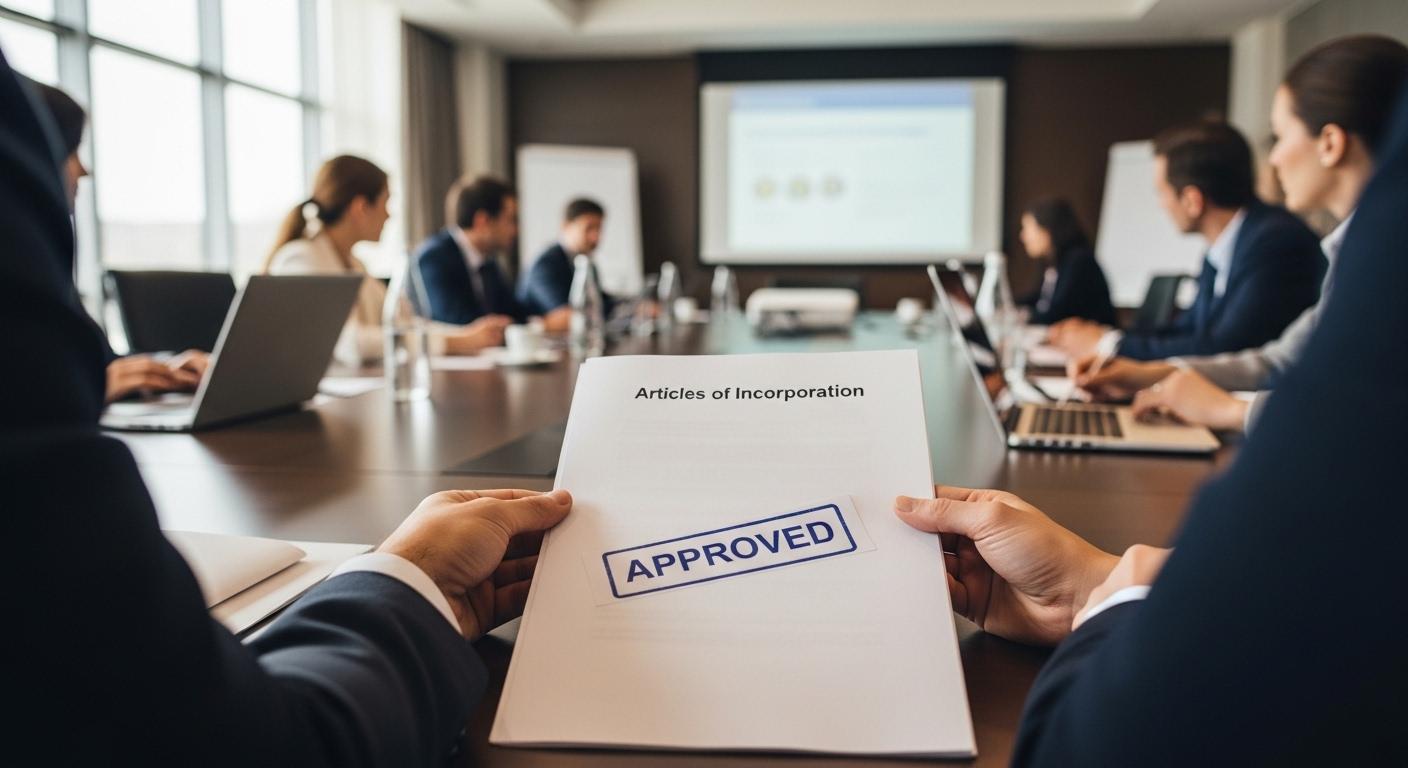 정기주총서 정관 가결