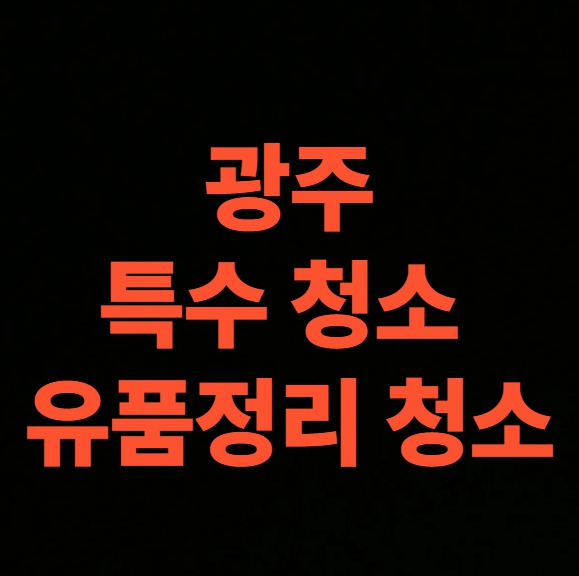 경기도 광주 유품정리 업체 비용 절감 방법, 쓰레기집 청소 가격