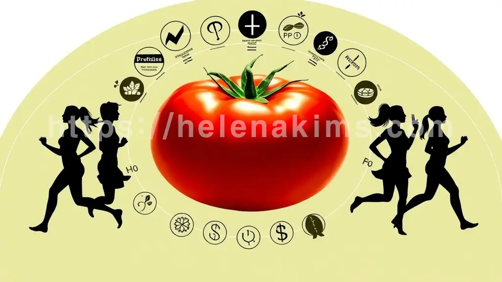 체중 관리에 고민이 많은 현대인들에게 토마토는 최고의 다이어트 식품의 이미지.