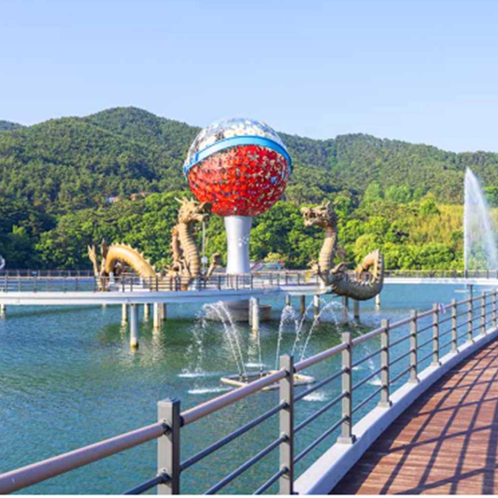 용산호 미르샘 다리