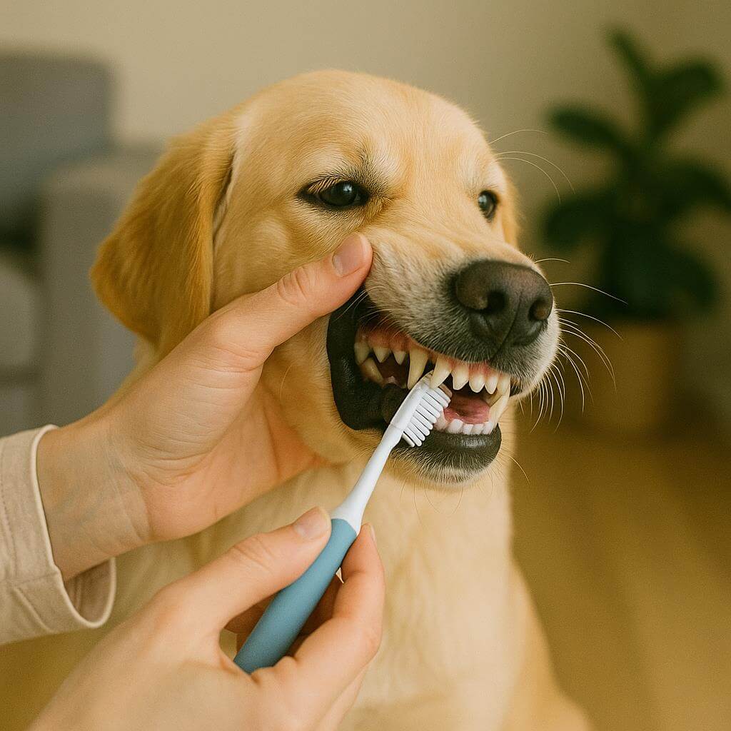 소형견 치석 관리와 올바른 양치 방법,