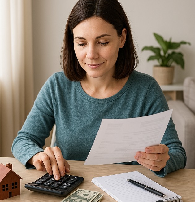 여성이 재테크를 위한 준비를 하고 있는 이미지