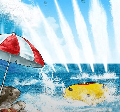 한국민속촌 여름축제 마른 하늘에 물벼락