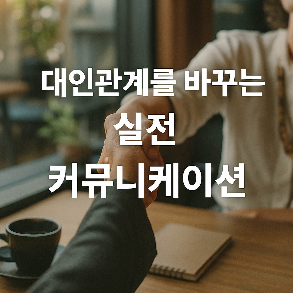 대인관계를 바꾸는 실전 커뮤니케이션 자기계발 전략