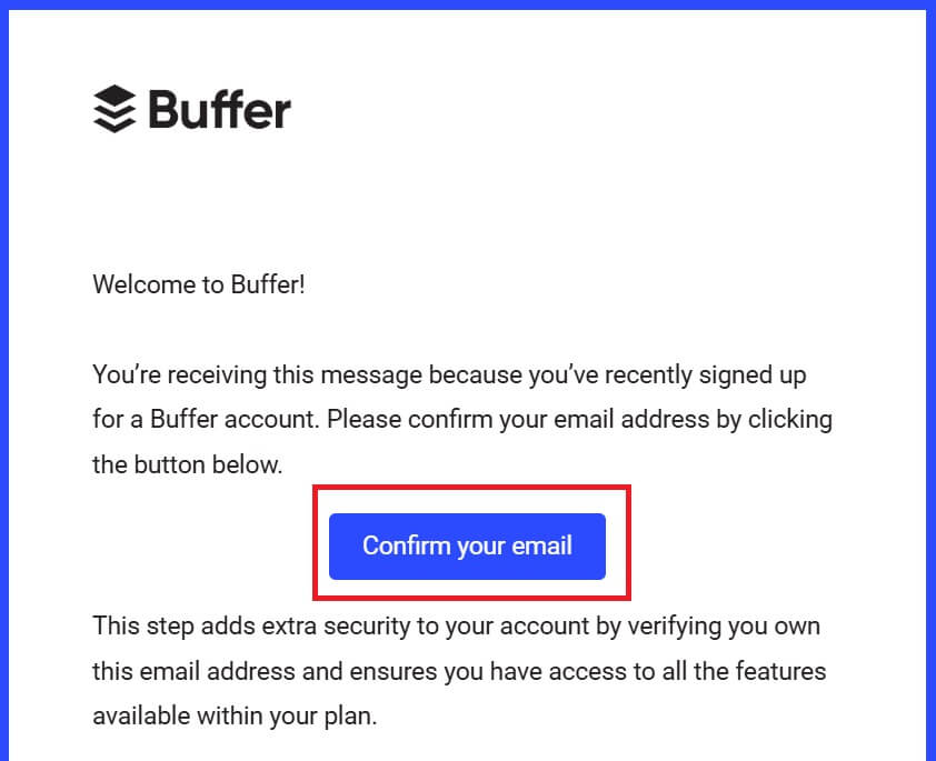 버퍼(Buffer) 사이트 가입방법-이메일 확인