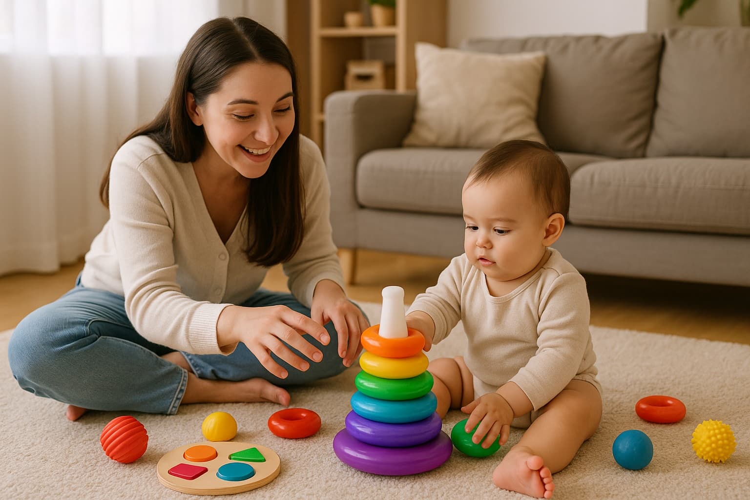 0~12개월 아기의 감각 자극과 통합 훈련 방법 &ndash; 발달을 돕는 똑똑한 감각놀이