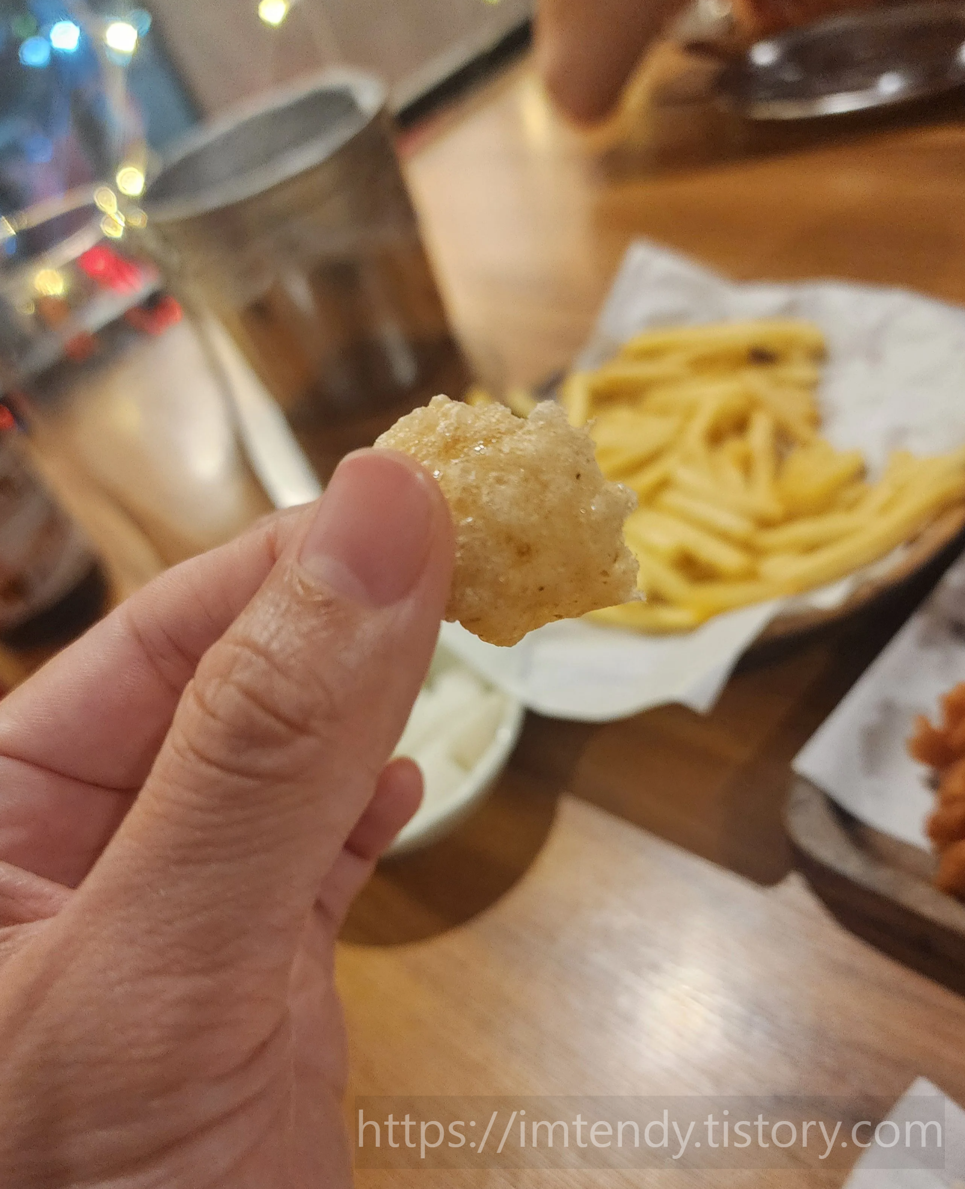 세부막탄 치맥 맥주 오뎅튀김