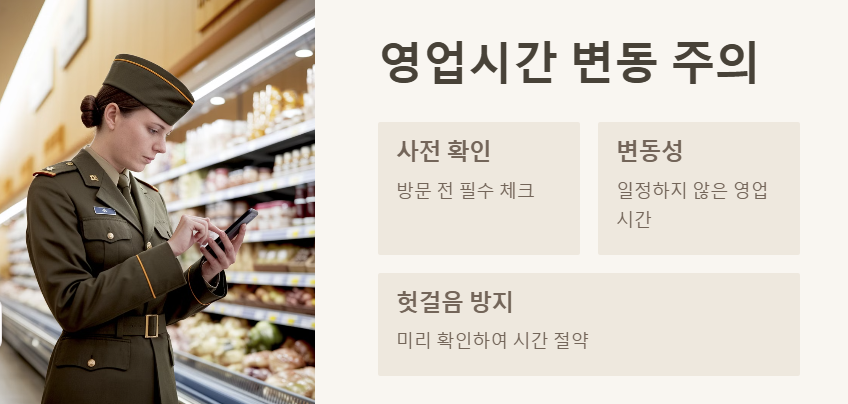 대방동 군마트 영업시간