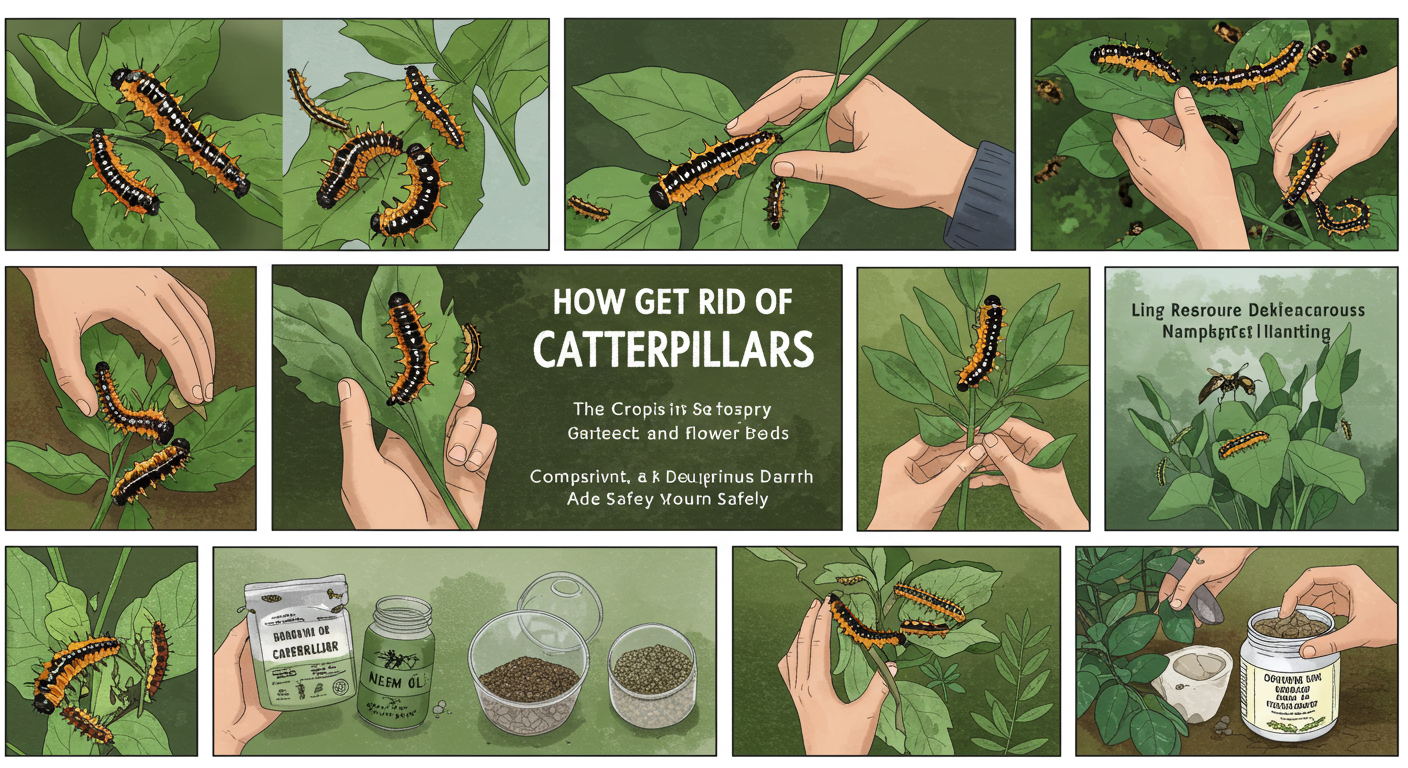 송충이&middot;쐐기벌레 퇴치, 정원과 화단을 지키는 안전한 방법
