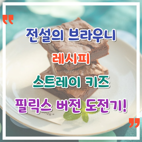 전설의-브라우니-레시피-스트레이-키즈-필릭스-버전-도전기