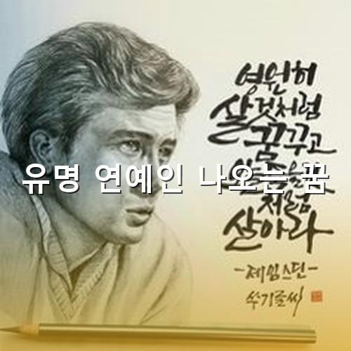 제임스딘-명언-영원히-살-것-처럼-꿈꾸고-오늘-죽을-것-처럼-살아라