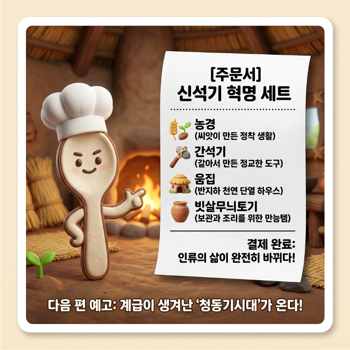 농사의 시작, 신석기시대를 열다 - 핵심 요약