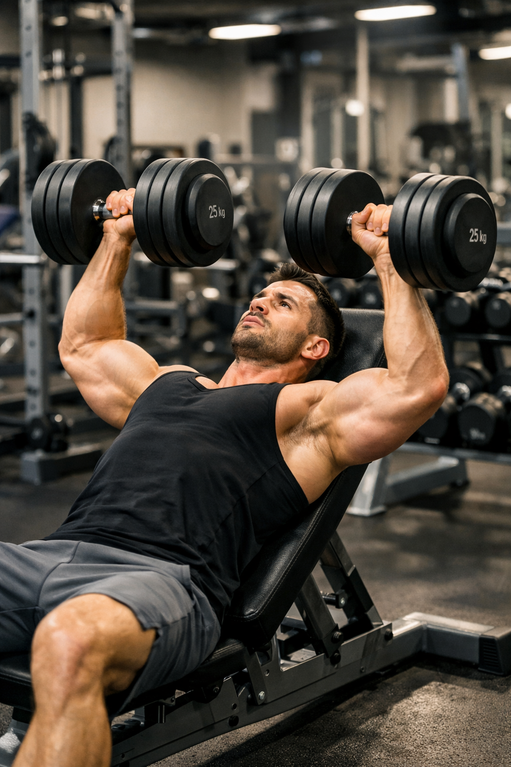 덤벨 프레스 이미지