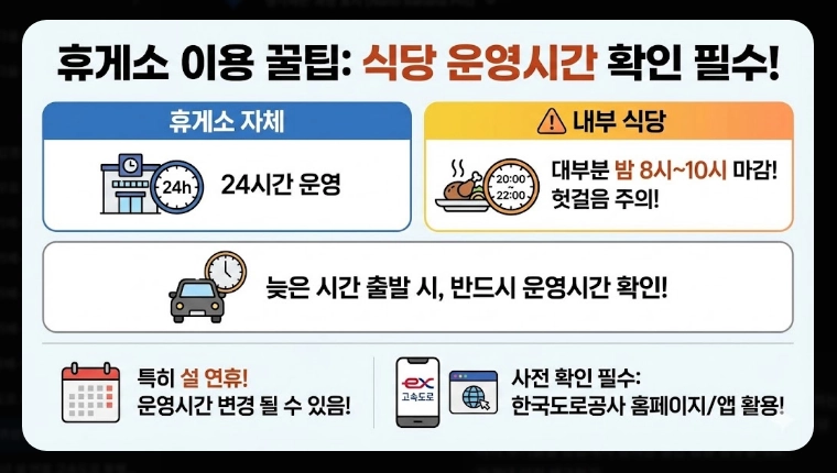 2026 설날 귀성길 휴게소 맛집 BEST 10