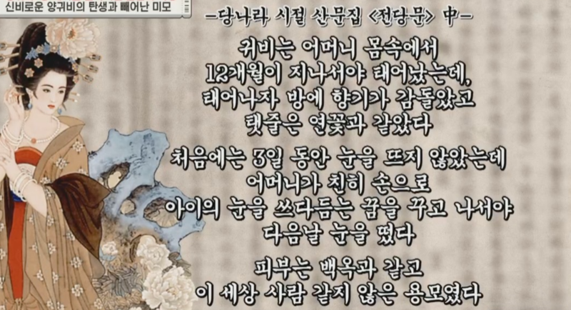 양귀비 탄생 설화