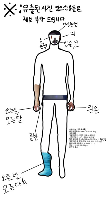 우주하마 유출 사진
