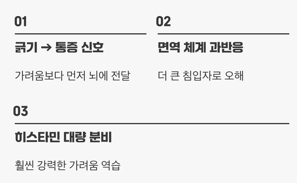 순간의 시원함, 더 큰 가려움의 덫