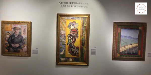 반 고흐 레플리카전-일본영향을 받은 화풍의 그림들