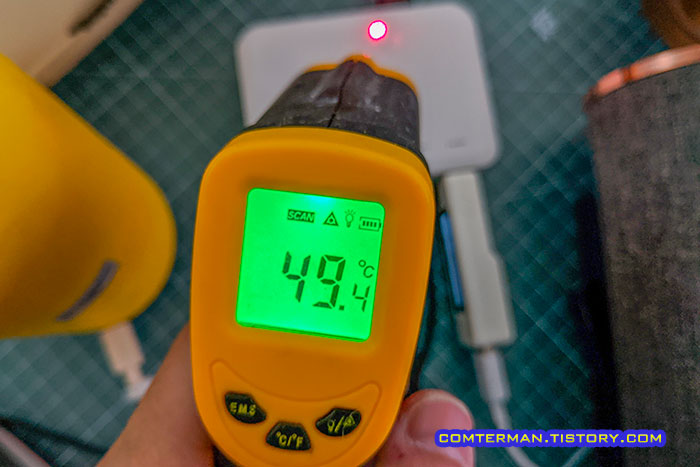 ORICO DCAP-5S 멀티 충전기 온도