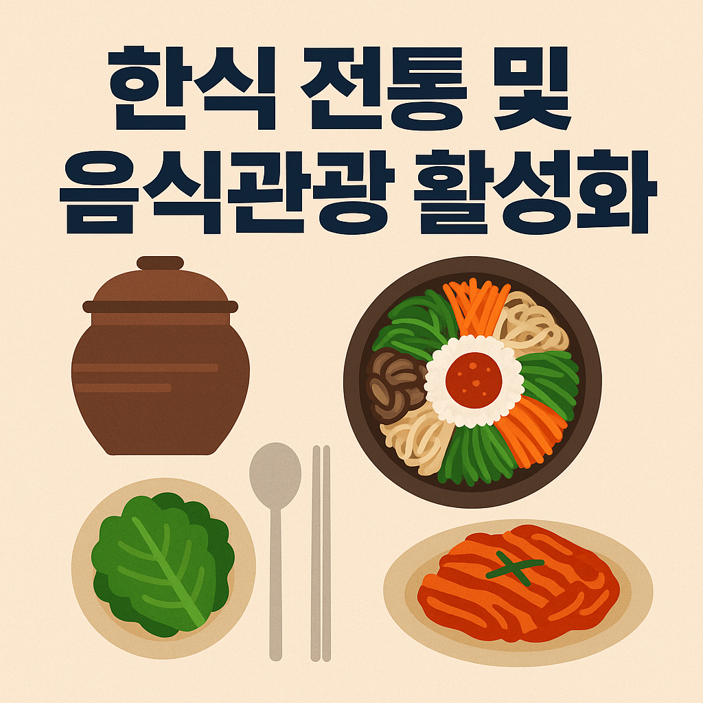 한식 전통 및 음식관광 활성화 지원