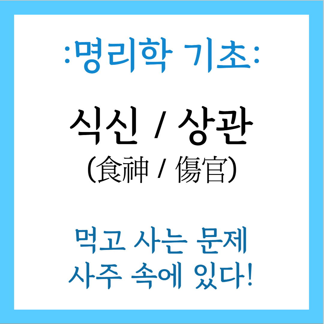 식신과 상관