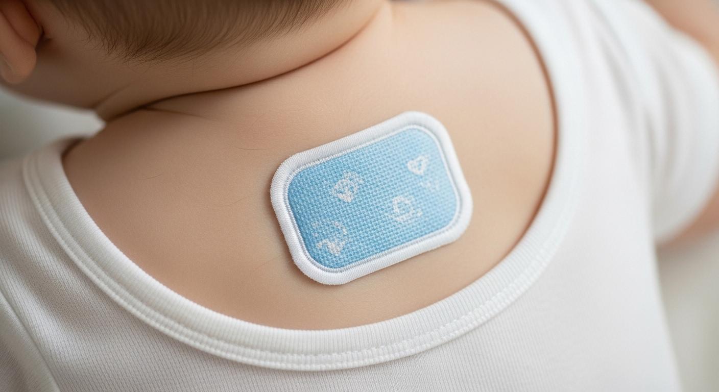 일본 아기 열패치