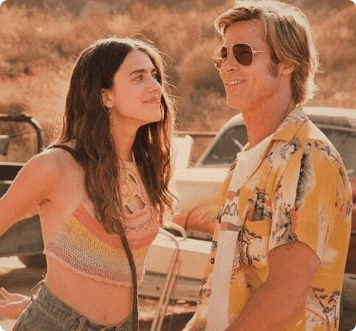 원스 어폰 어 타임 인 할리우드 영화 장면